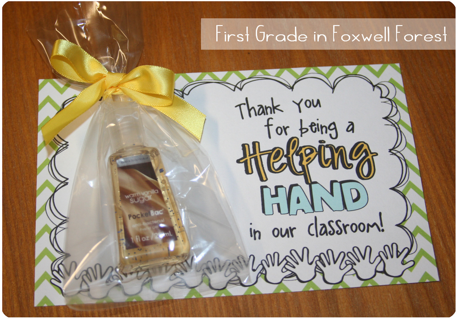 Thank You Token Gift Ideas
 t ideas for classroom volunteers