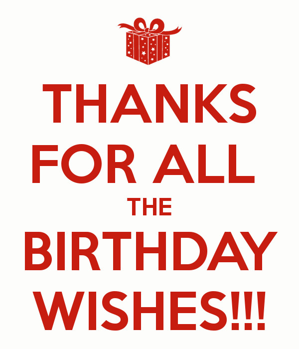 Thanks For All The Birthday Wishes
 THANKS FOR ALL THE BIRTHDAY WISHES Poster