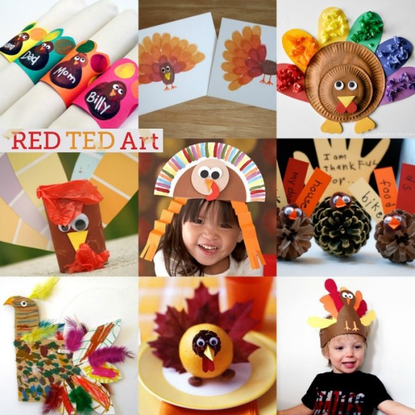 Thanksgiving Art And Craft Ideas For Toddlers
 20 Turkey Crafts for Thanksgiving Red Ted Art s Blog