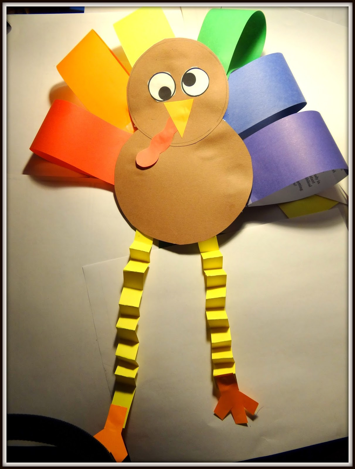 Thanksgiving Art Projects For Preschoolers
 PATTIES CLASSROOM Turkey Art Project from Colored Paper