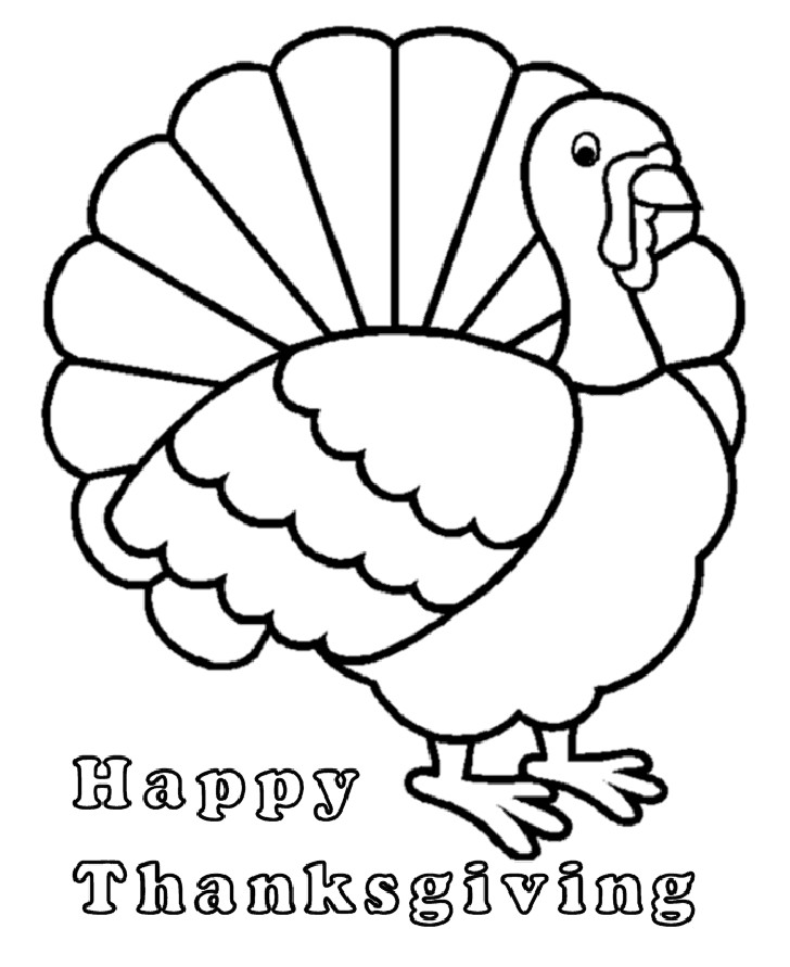 Thanksgiving Coloring Pages Kids
 Turkey coloring pages for kids