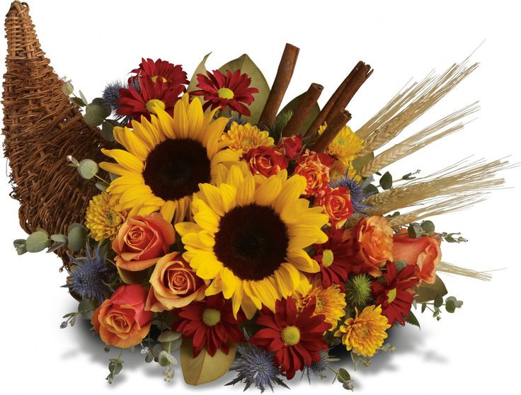 Thanksgiving Flower Arrangements
 40 best Cornucopia Centerpieces images on Pinterest
