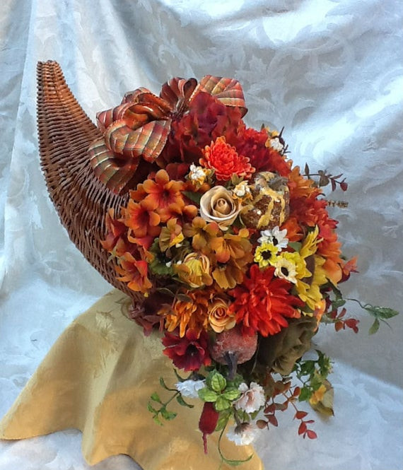 Thanksgiving Flower Arrangements
 Fall Floral Arrangement Fall Centerpiece Autumn by