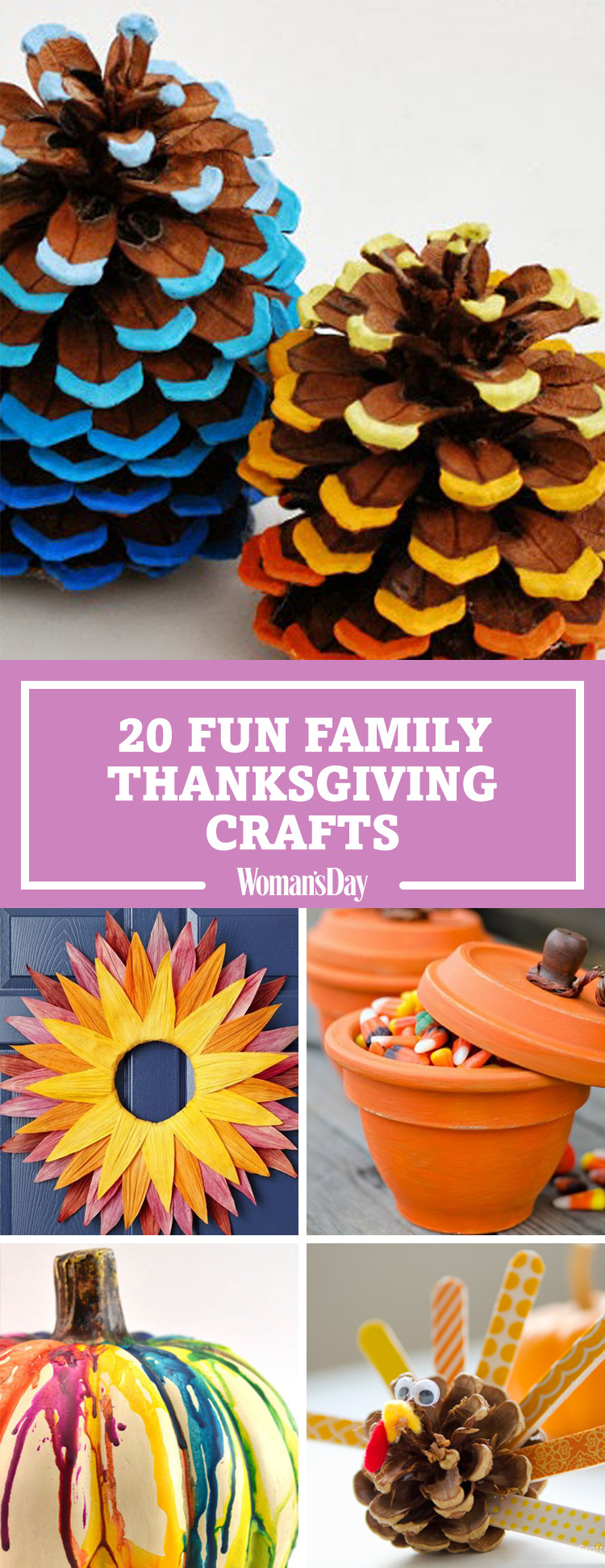 Thanksgiving Gift Ideas For The Family
 29 Fun Thanksgiving Crafts for Kids Easy DIY Ideas to