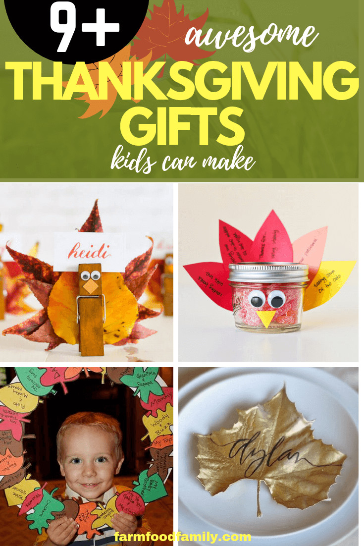 Thanksgiving Gift Ideas For The Family
 9 Awesome Thanksgiving Gifts Kids Can Make FarmFoodFamily