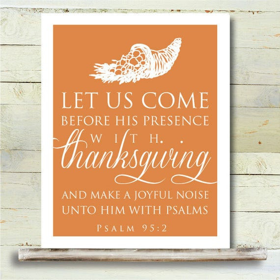 Thanksgiving Quotes Bible
 Items similar to Thanksgiving PRINTABLE 8x10 Art Poster