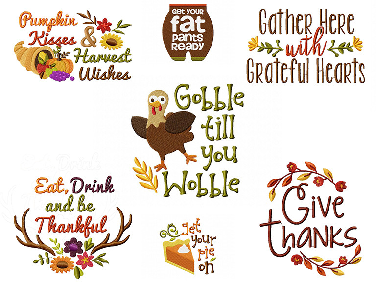 Thanksgiving Quotes Cute
 Gobble til you wobble Product Tags