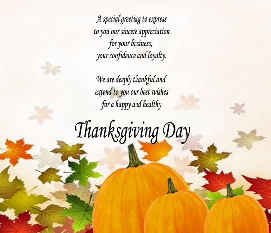 Thanksgiving Quotes For Clients
 Thanksgiving Greetings Cards Happy Thanksgiving Messages