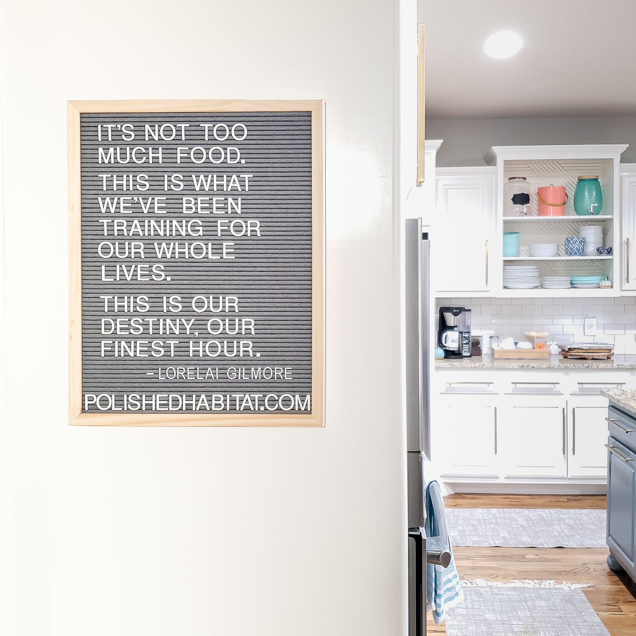 Thanksgiving Quotes Letter Board
 Thanksgiving Letter Board Ideas Polished Habitat
