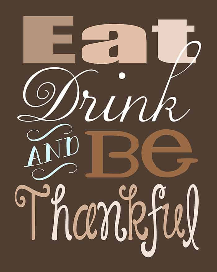 Thanksgiving Quotes Thankful
 Thanksgiving Quote Free Printable