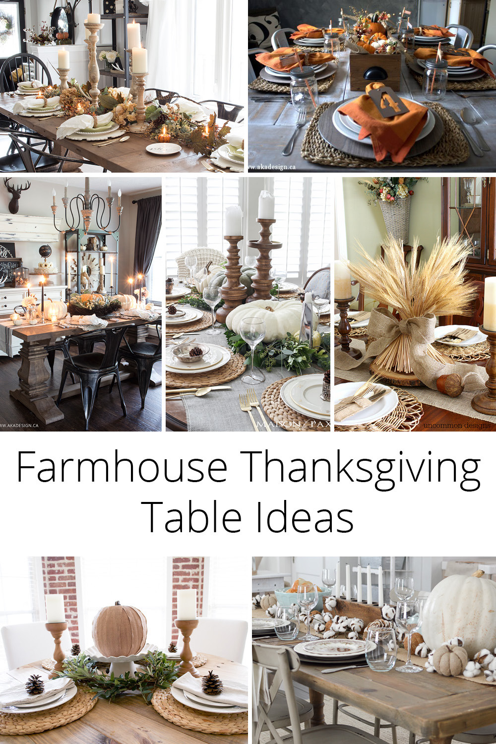Thanksgiving Table Decorations Pinterest
 13 Farmhouse Thanksgiving Table Ideas to Help You Decorate