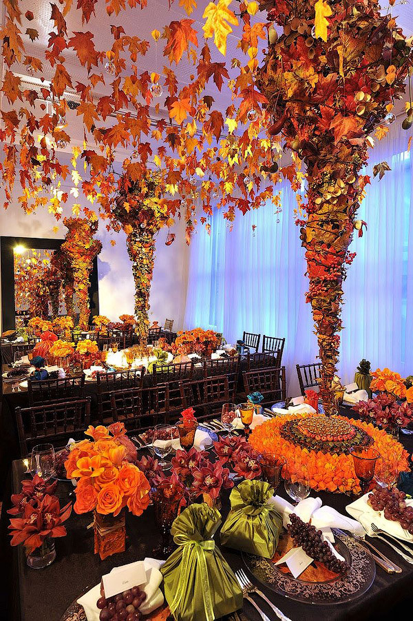 Thanksgiving Table Decorations Pinterest
 30 Natural Thanksgiving Decor Ideas