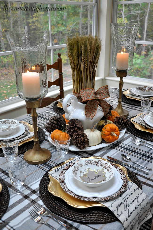 Thanksgiving Table Decorations
 55 Beautiful Thanksgiving Table Decor Ideas DigsDigs