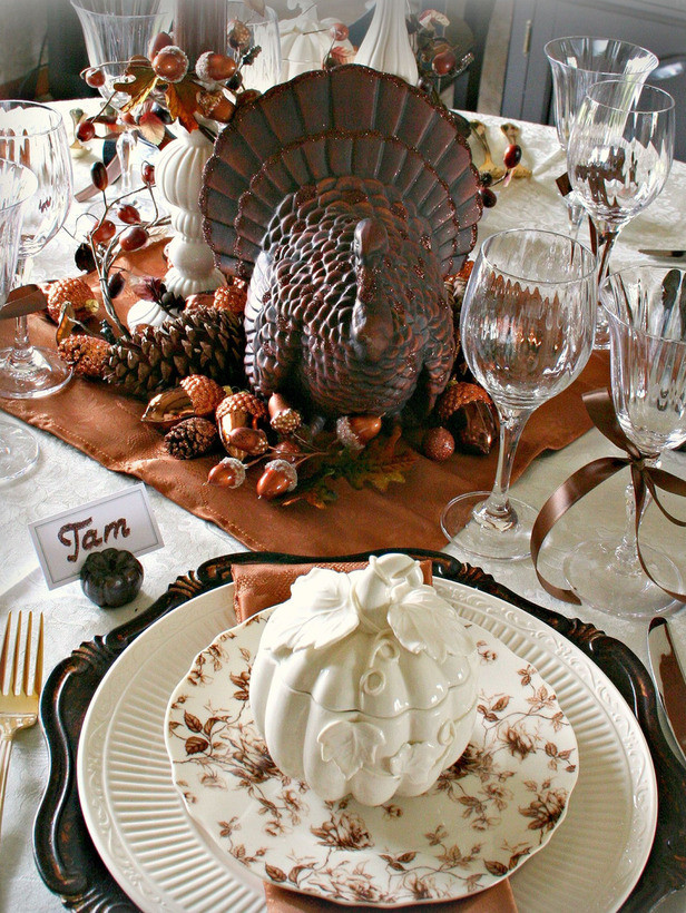 Thanksgiving Table Decorations
 Modern Furniture Thanksgiving Table Settings Decoration