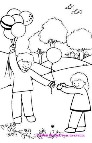 Therapeutic Coloring Pages For Kids
 Coloring Pages Clipart Swati Sharma Kids Sketch Coloring Page