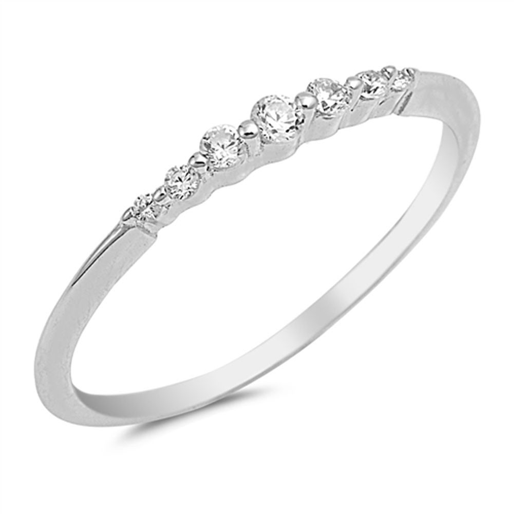 Thin Wedding Band
 Thin Wedding Ring New 925 Sterling Silver Stackable Band