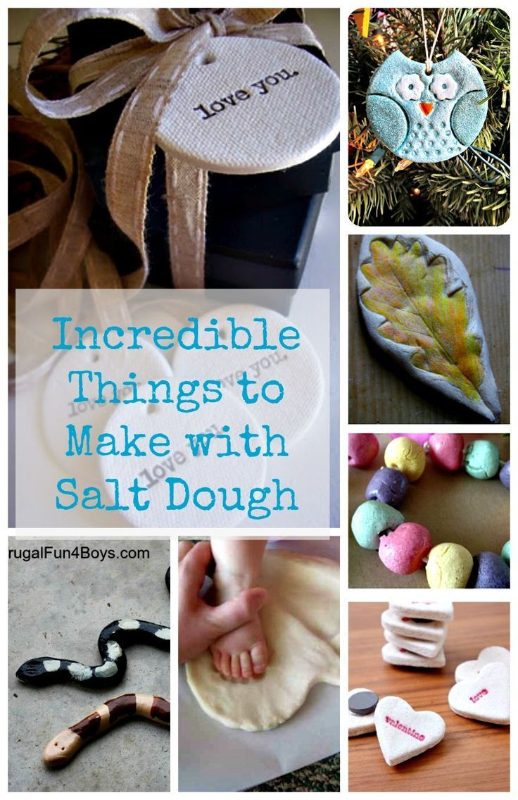 Things Kids Can Make
 Incredible Things to Make with Salt Dough