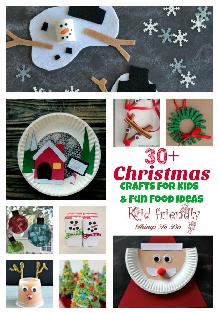 Things To Make At Home For Kids
 Over 30 Easy Christmas Fun Food Ideas & Crafts Kids Can Make