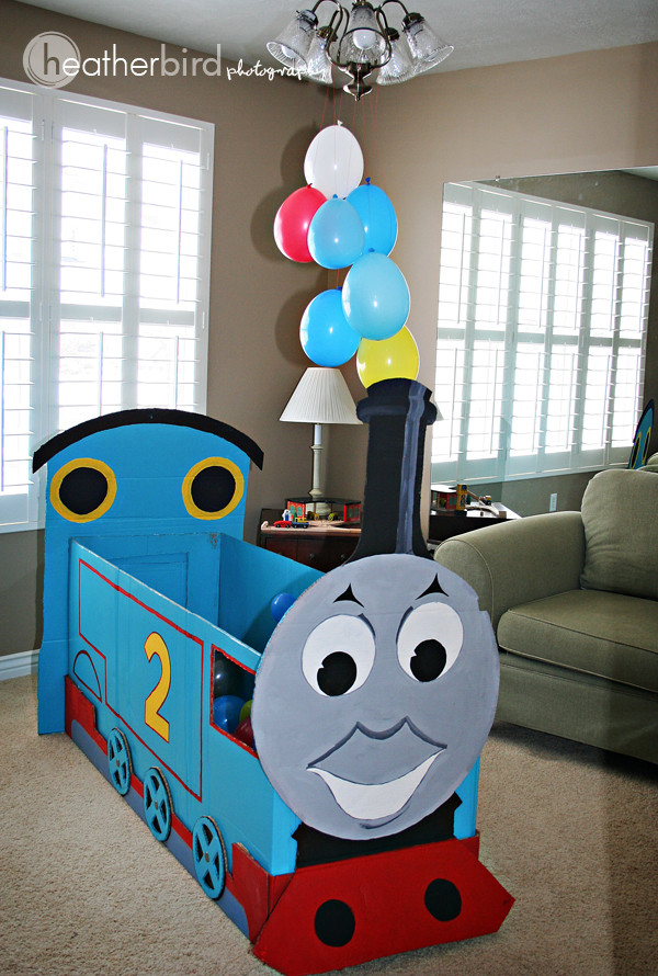 Thomas The Train Birthday Decorations
 Thomas the Train Birthday Party Heather Bird graphy
