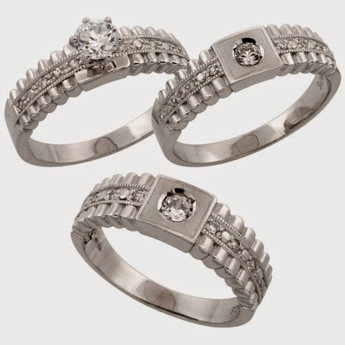 Three Piece Wedding Ring Sets
 Here Are Daily Updates Women And Girls Fashion 3 Piece