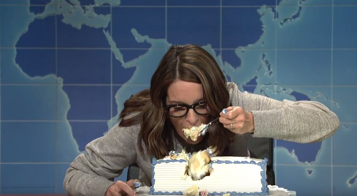 Tina Fey Sheet Cake Video
 Tina Fey Has the Perfect Coping Mechanism to Deal With