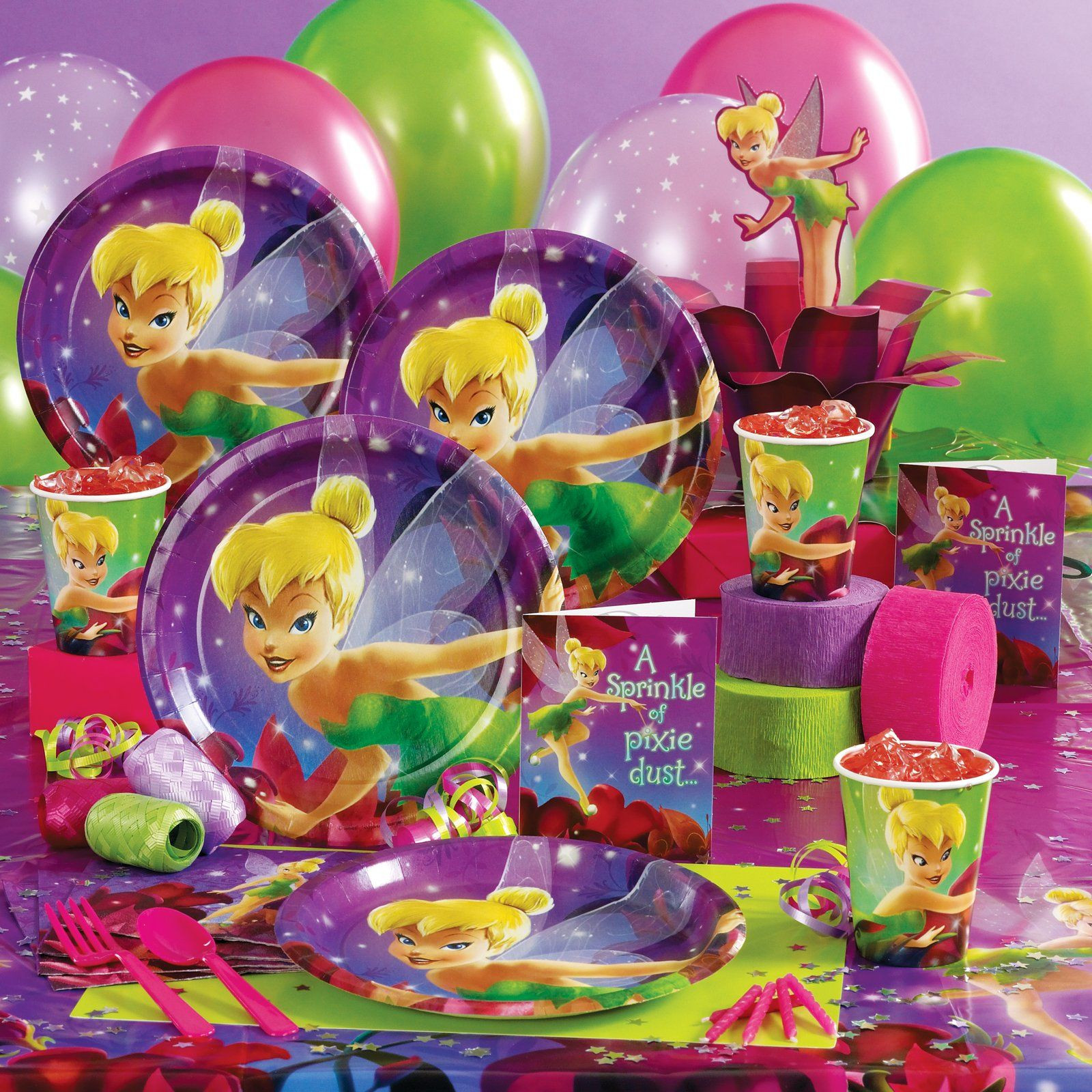 Tinkerbell Birthday Decorations
 Tinker Bell Party Supplies