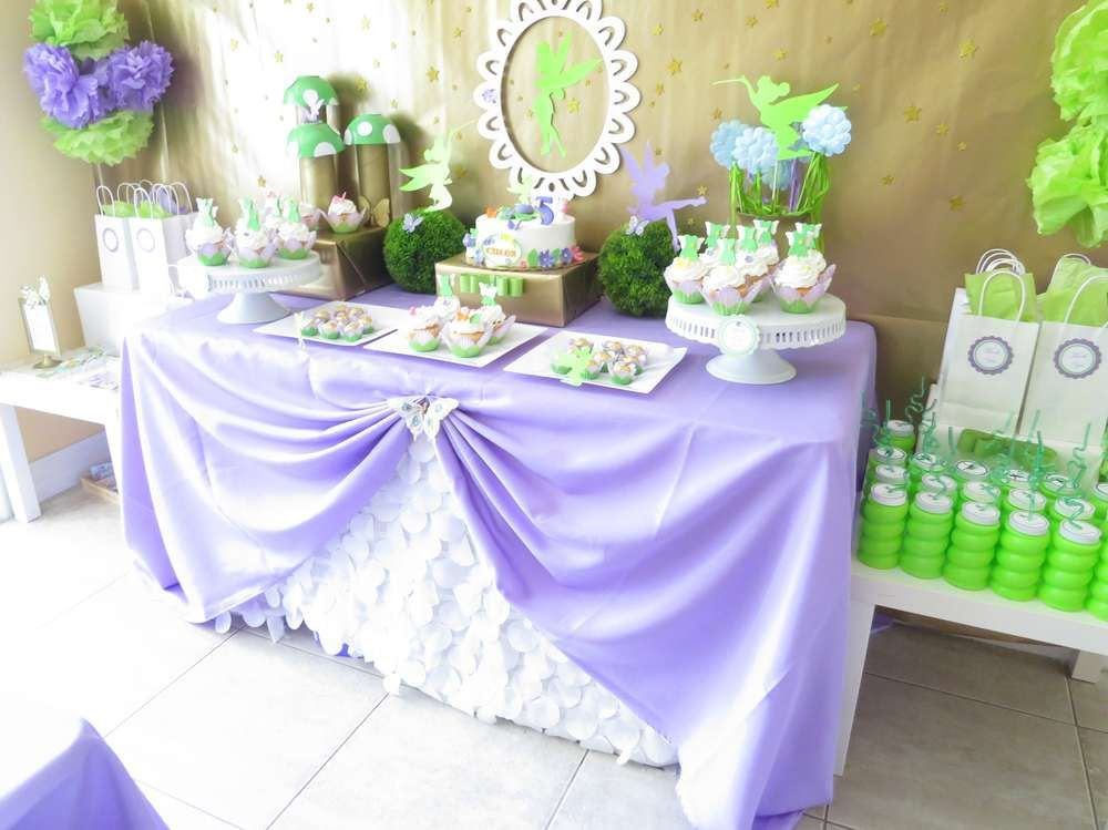 Tinkerbell Decorations Ideas Birthday Party
 Tinkerbell Fairy Birthday Party Ideas