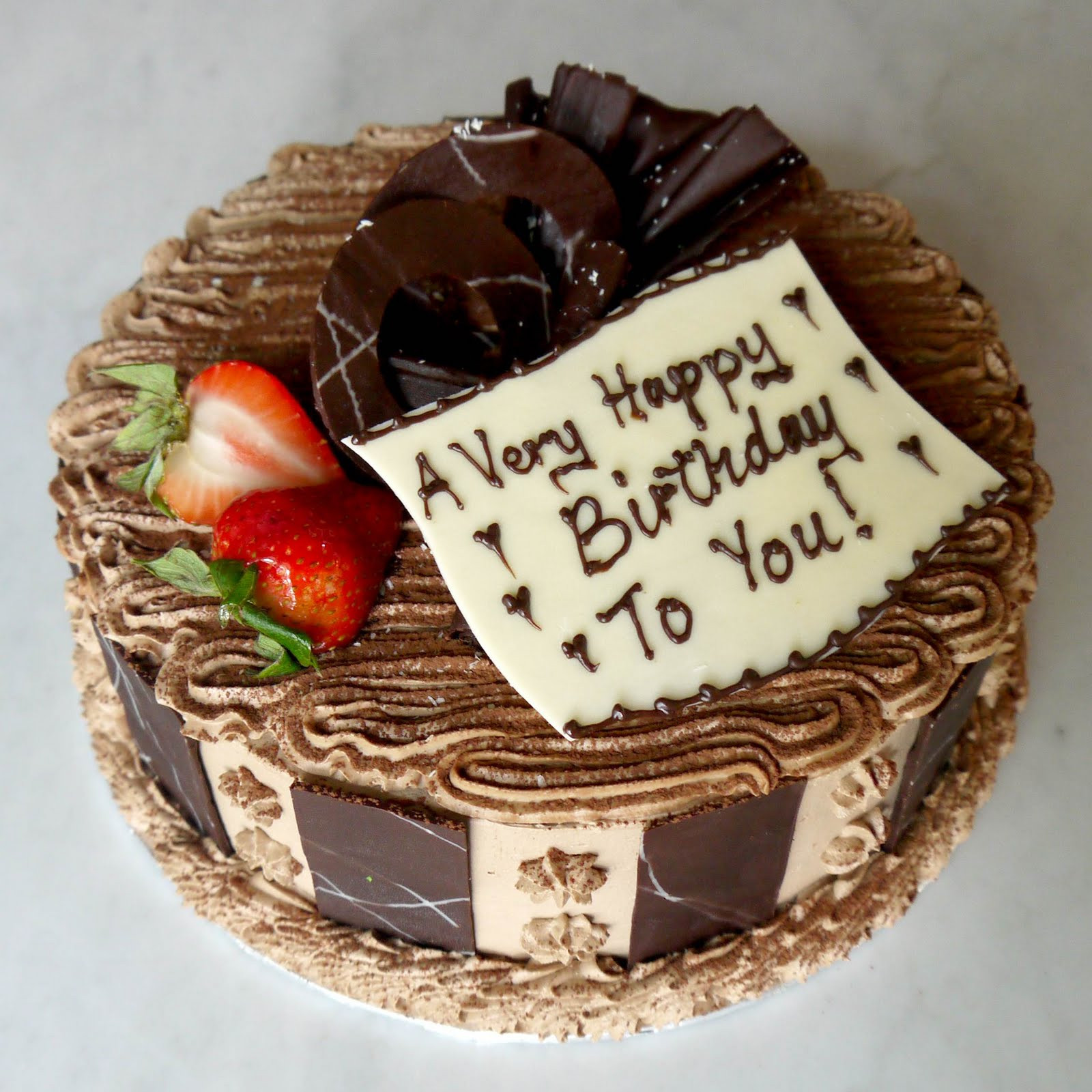 Tiramisu Birthday Cake
 Sweet Indulgence Kuching Chocolate Tiramisu Cake