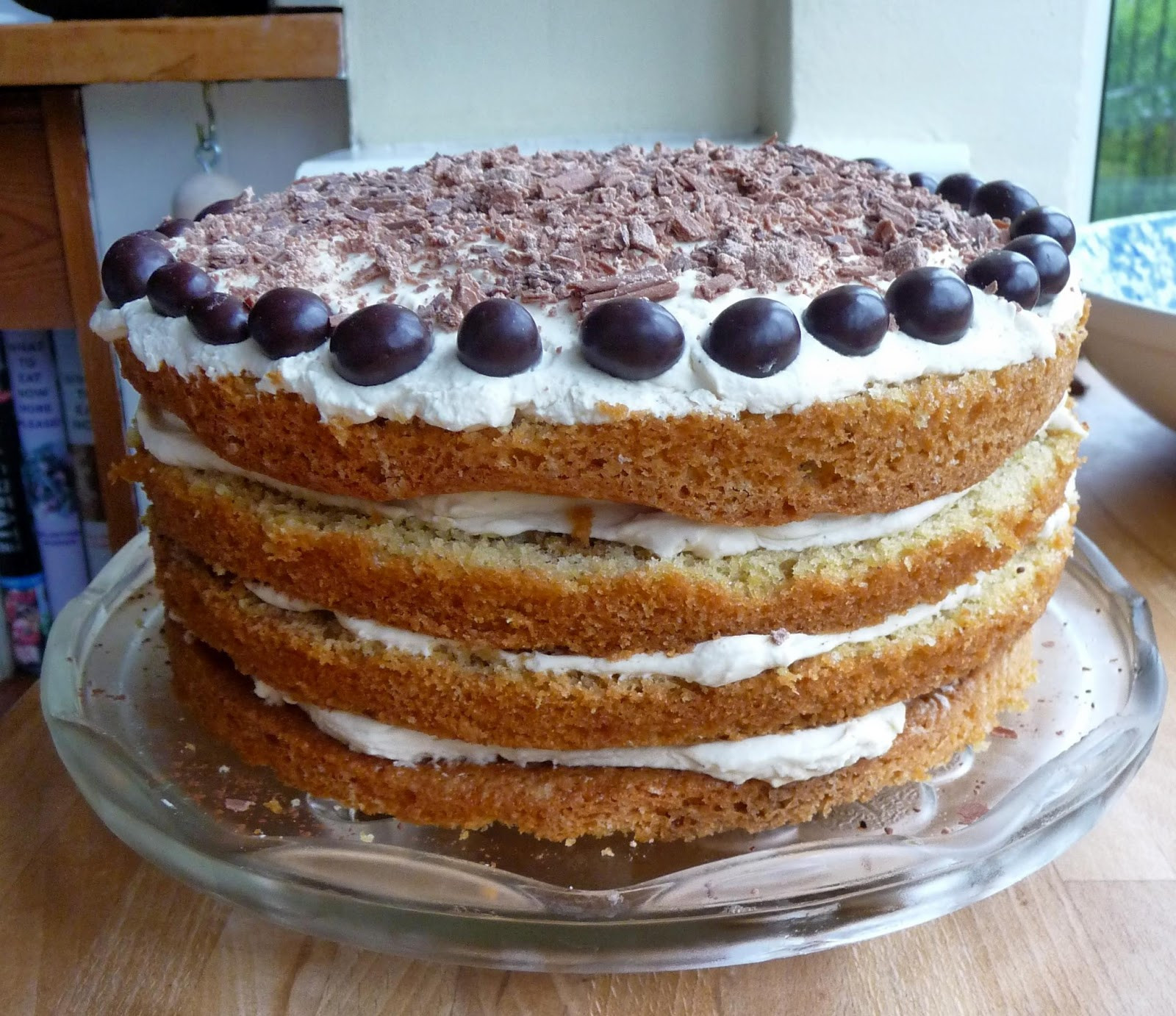 Tiramisu Birthday Cake
 Lancashire Food CCC No 15 Tiramisu cake for Baking the