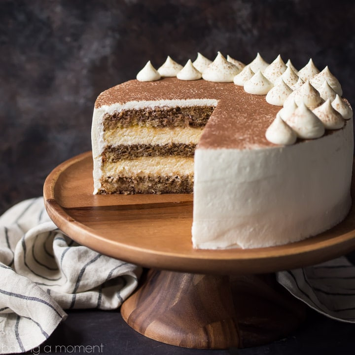 Tiramisu Birthday Cake
 Tiramisu Cake just like the traditional Italian dessert