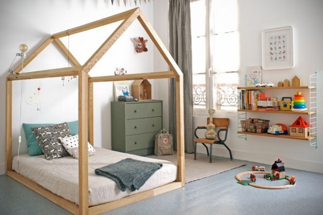 Toddler Bed DIY
 20 DIY Adorable Ideas for Kids Room