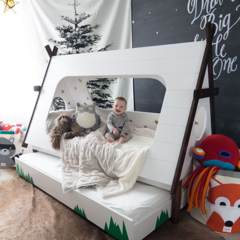 Toddler Bed DIY
 DIY Tent Bedding teepee bed