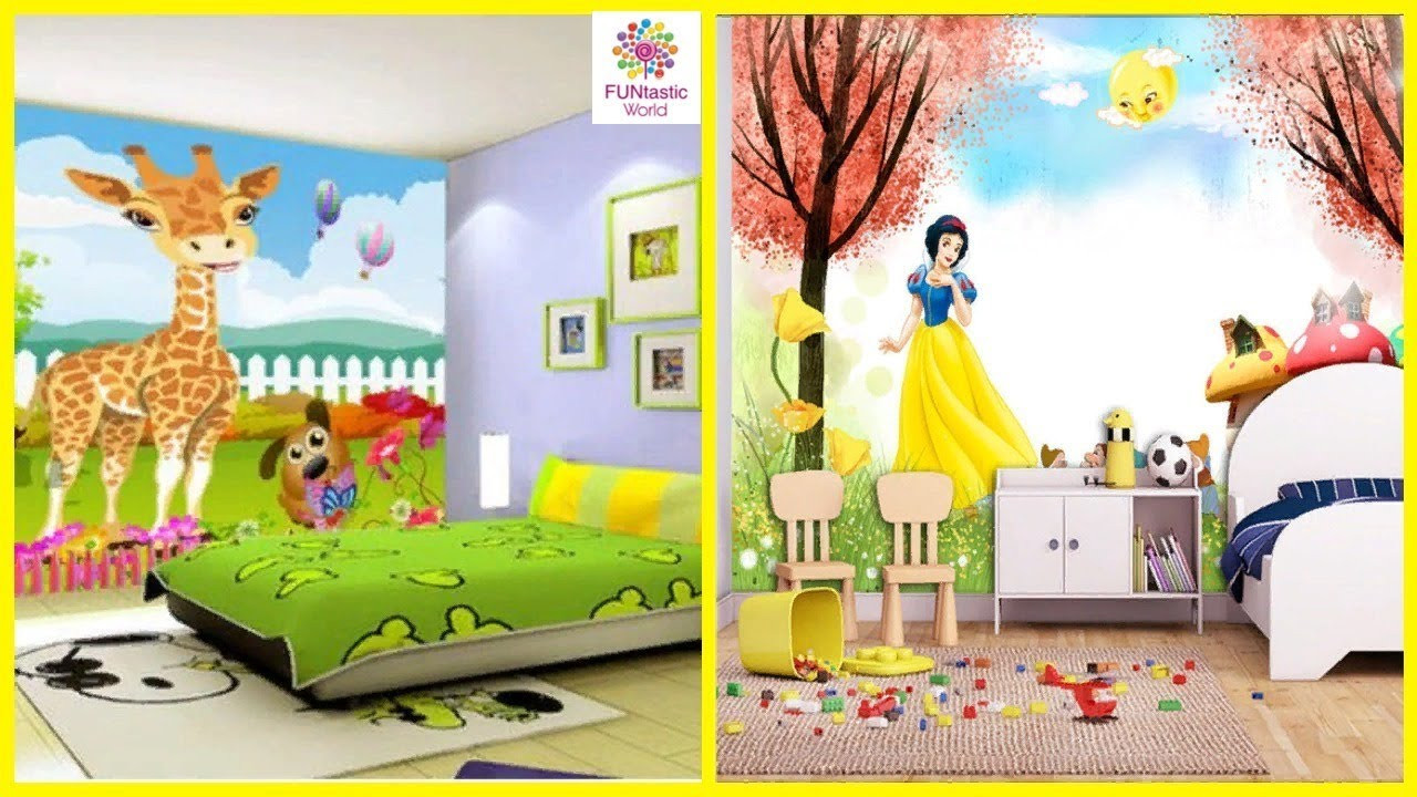 Toddler Bedroom Decoration
 Cute Wallpaper Designs for Kids Bedroom Children Room