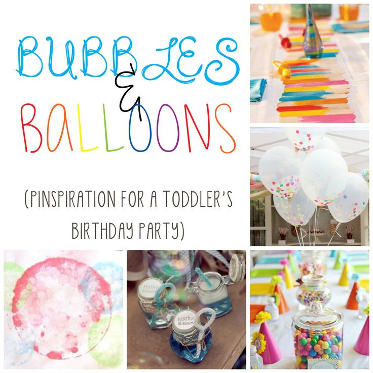 Toddler Birthday Gift Ideas
 Bubbles galore A toddler s birthday party