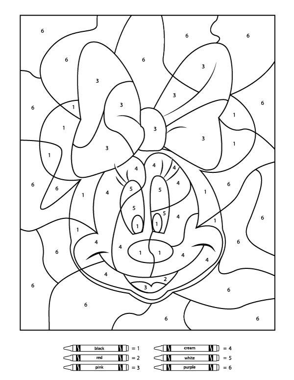 Toddler Coloring Pages Pdf
 Your Children Will Love These Free Disney Color By Number
