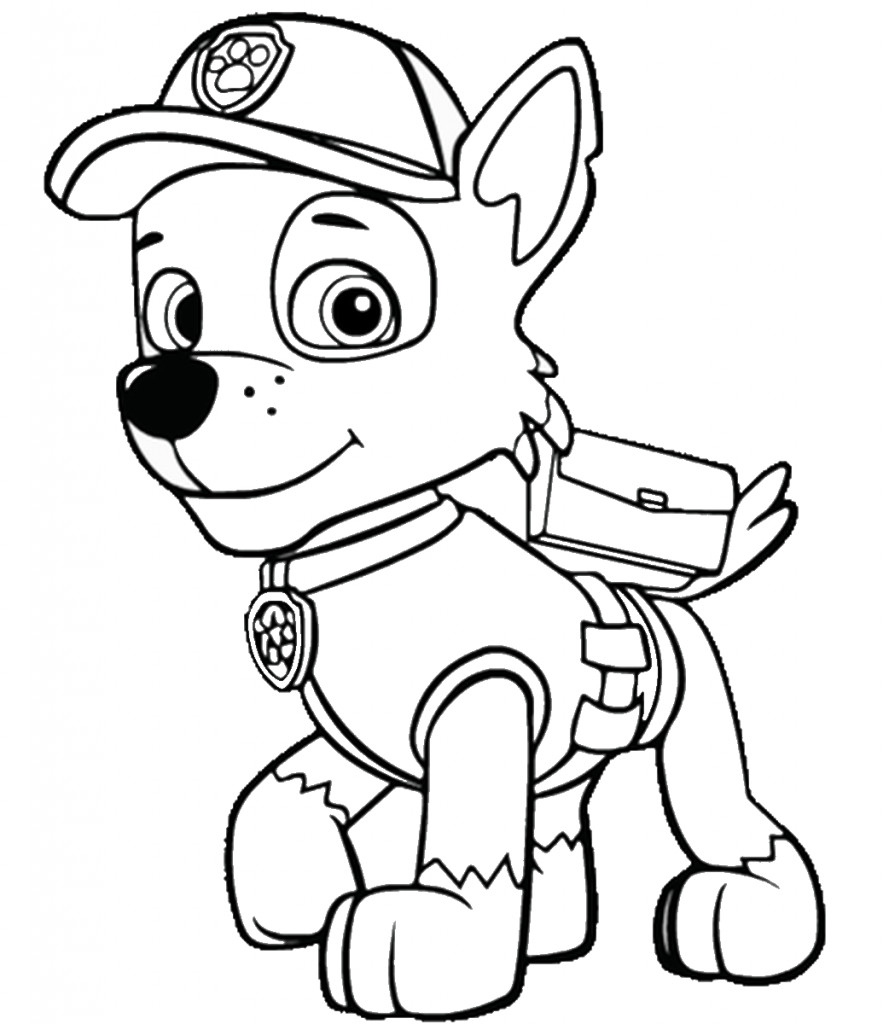 Toddler Coloring Sheet
 Paw Patrol Coloring Pages Best Coloring Pages For Kids