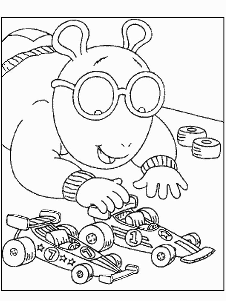 Toddler Coloring Sheet
 Free Printable Arthur Coloring Pages For Kids