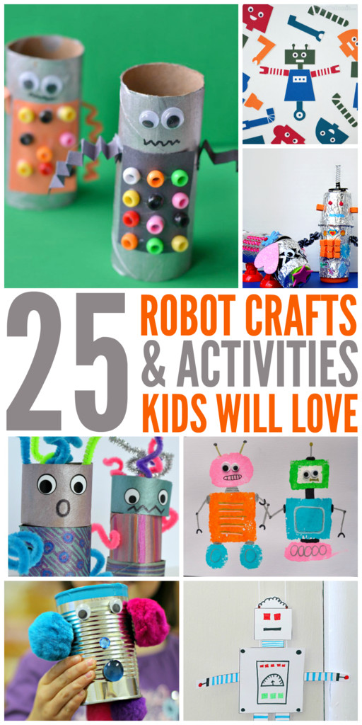 Toddler Craft Activity
 25 Robot Crafts and Activities for Kids