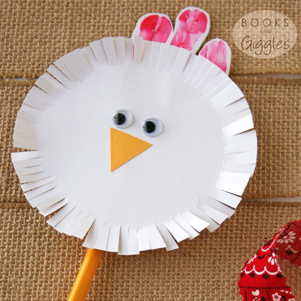 Toddler Craft Activity
 Spinning Chicken Craft for Toddlers & Preschoolers