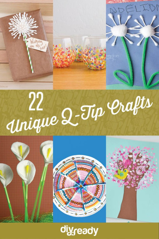 Toddler DIY Projects
 22 Unique Q Tip Crafts