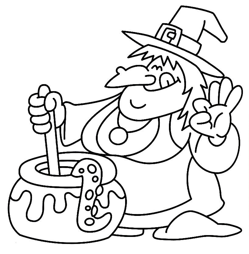 Toddler Halloween Coloring Pages Printable
 Halloween Colouring Pages For Kids Free Printables