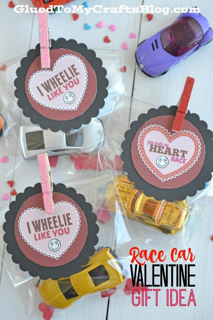 Toddler Valentine Gift Ideas
 Race Car Valentine Gift Idea w free printable