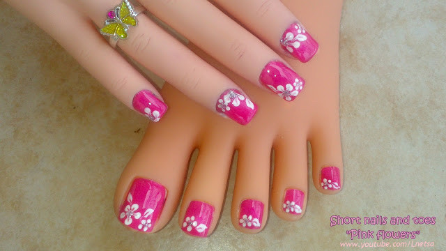 Toe Nail Art Easy
 Lnetsa s nailart Toe nail design short nails version