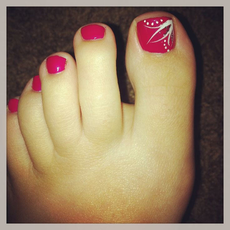 Toe Nail Art Easy
 25 best ideas about Simple toenail designs on Pinterest