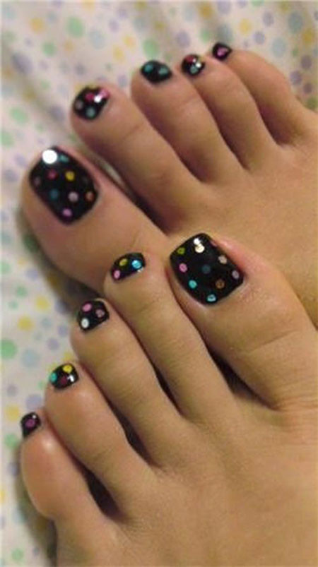 Toe Nail Designs Easy
 Simple Summer Inspired Toe Nail Art Designs Ideas Trends