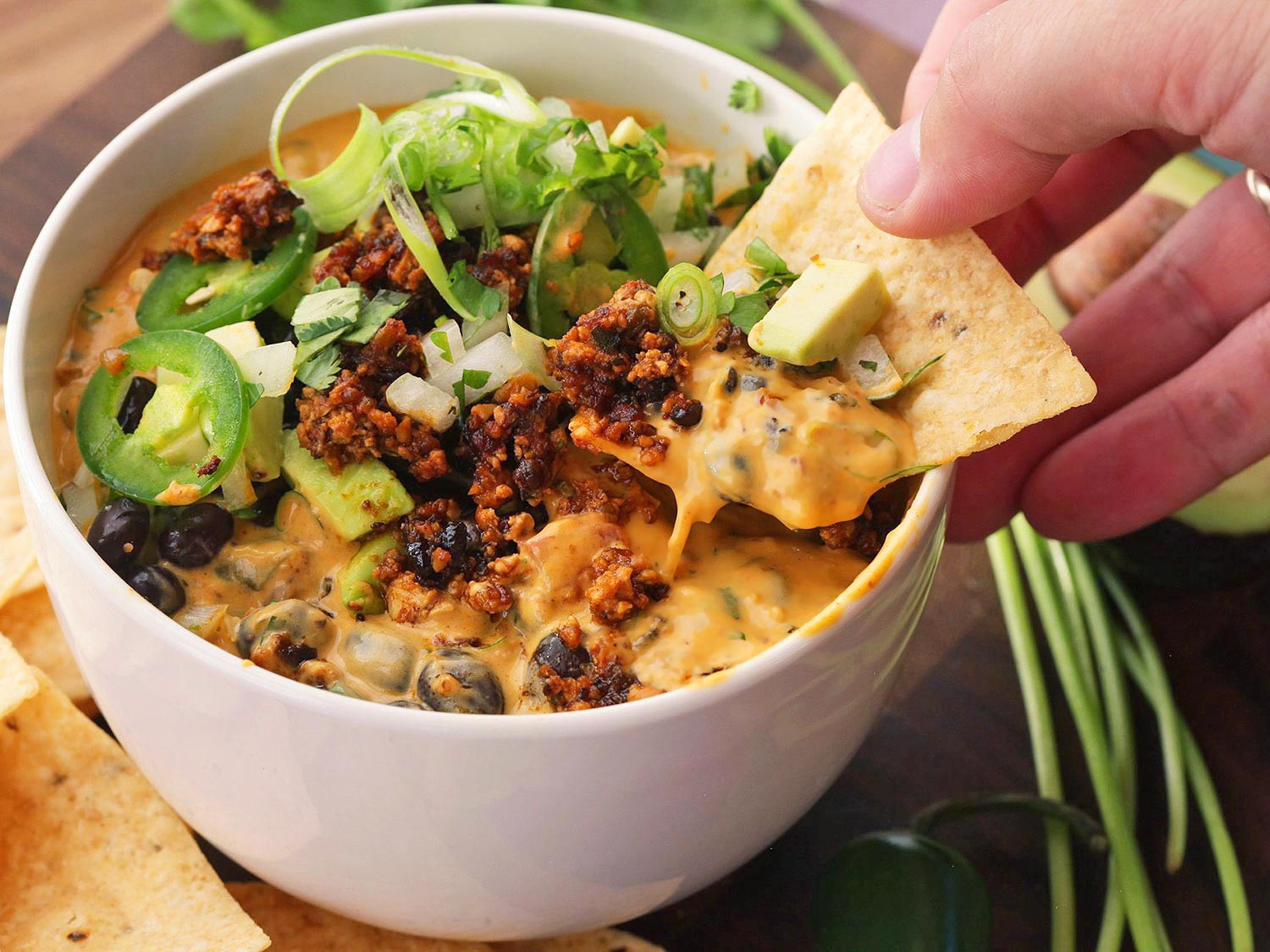 Tofu Snacks Recipe
 The Ultimate Vegan Party Food Fully Loaded Queso Dip
