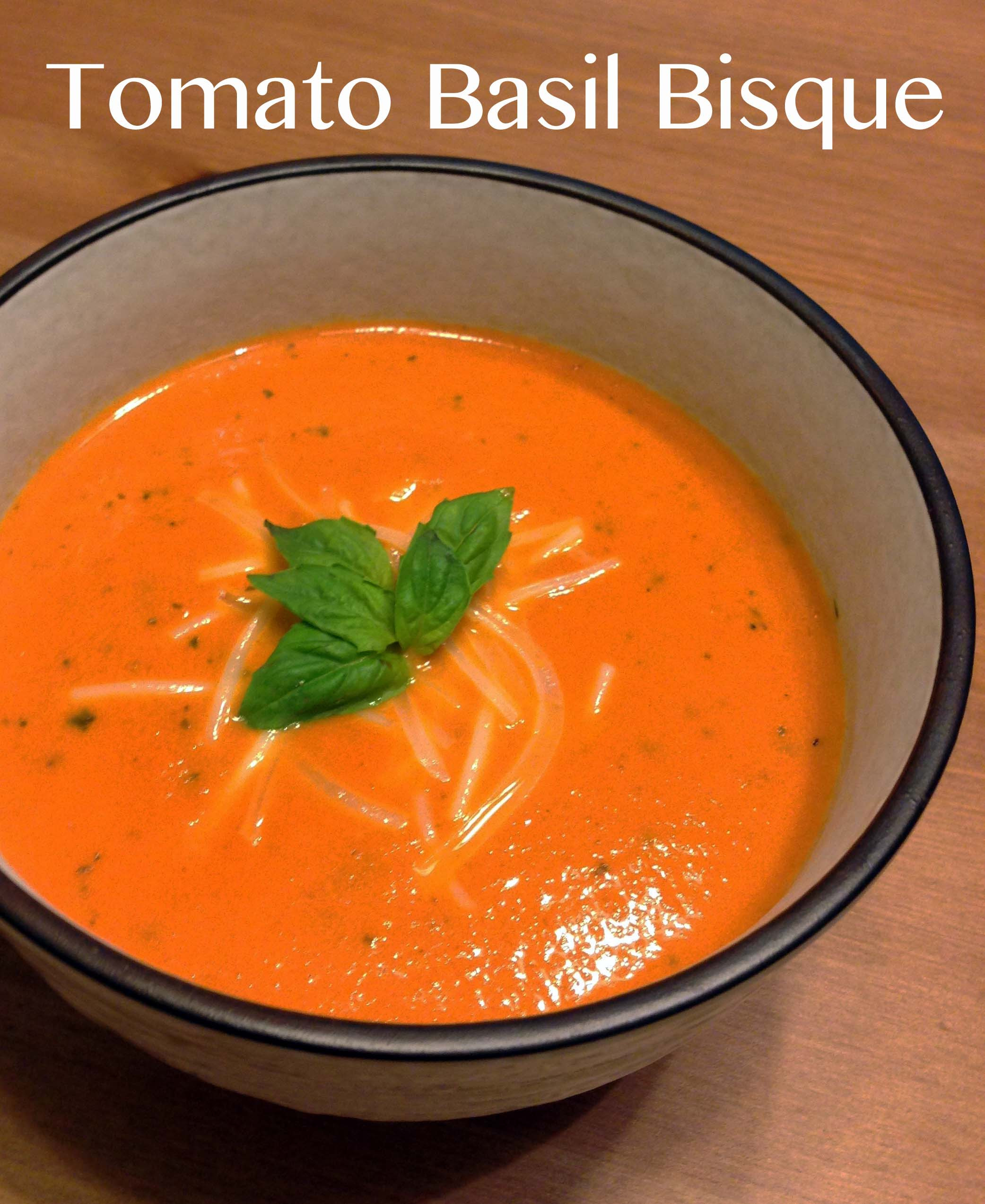 Tomato Bisque Soup Recipe
 Tomato Basil Bisque