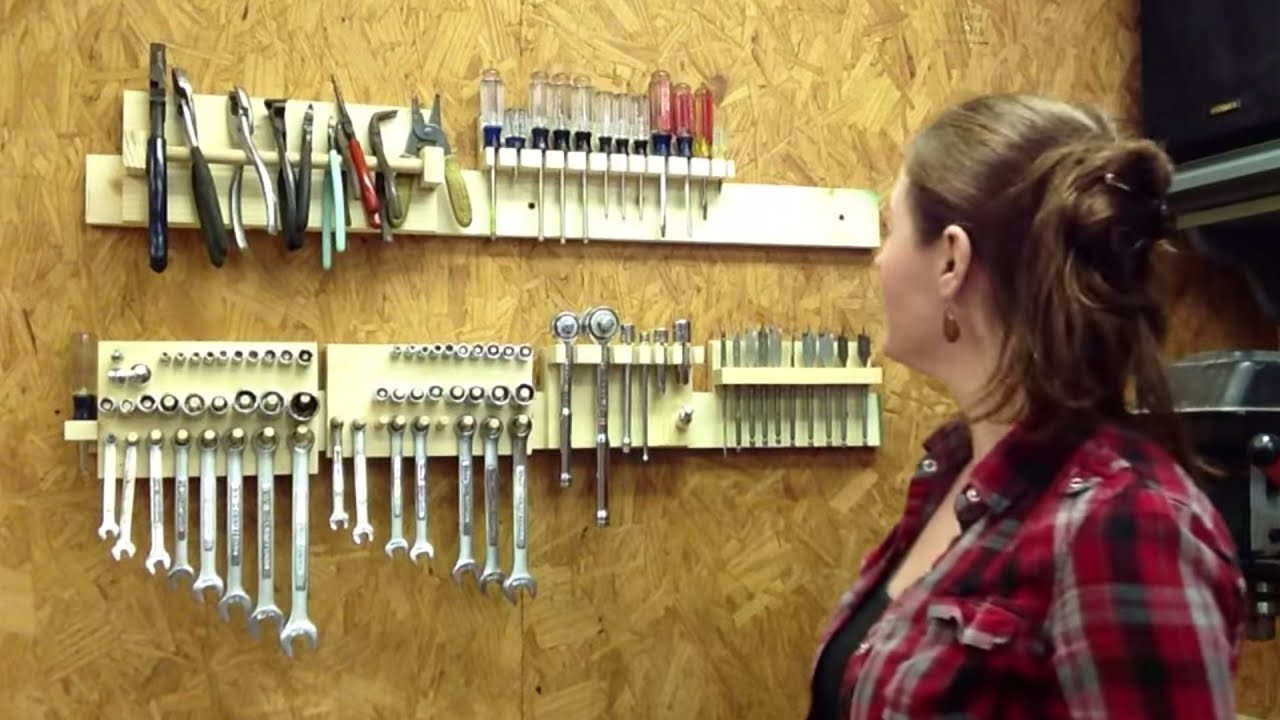 Tool Organizer DIY
 DIY Hand Tool Storage System