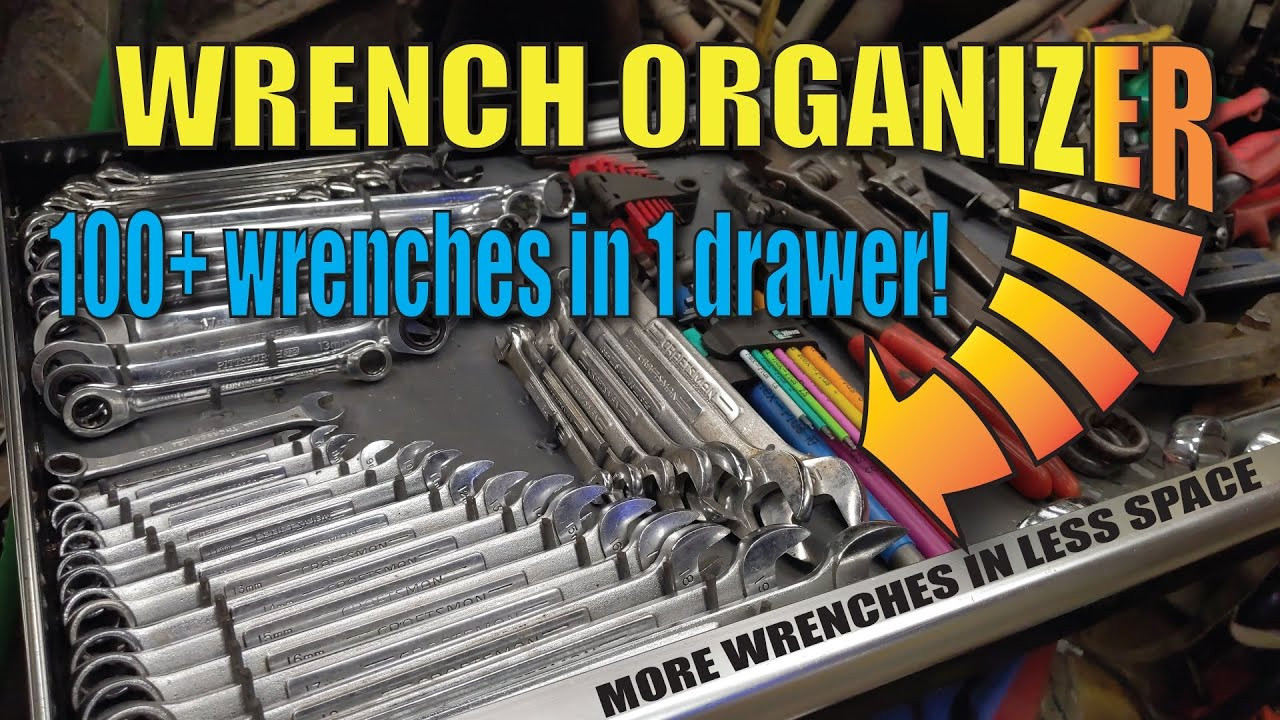 Tool Organizer DIY
 DIY Toolbox Wrench Organizer Custom Made