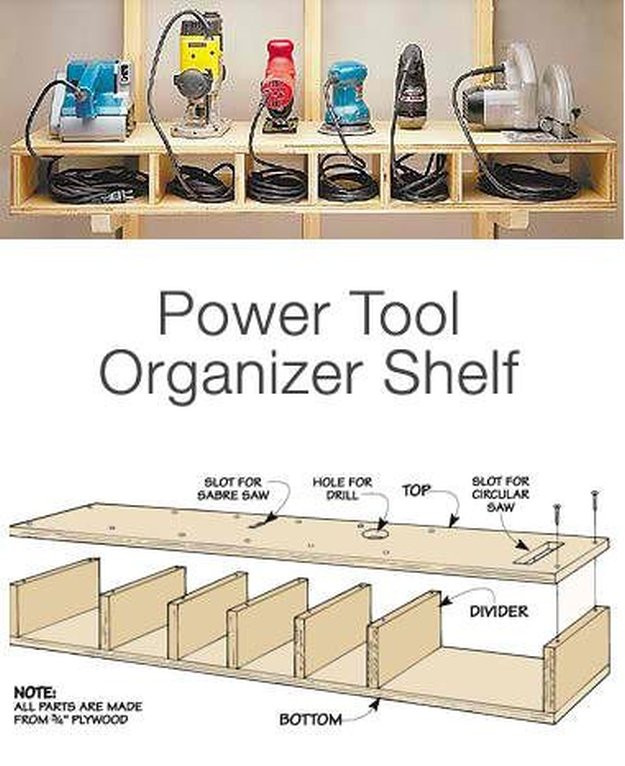Tool Organizer DIY
 Tool Organizer Ideas DIY Projects Craft Ideas & How To’s